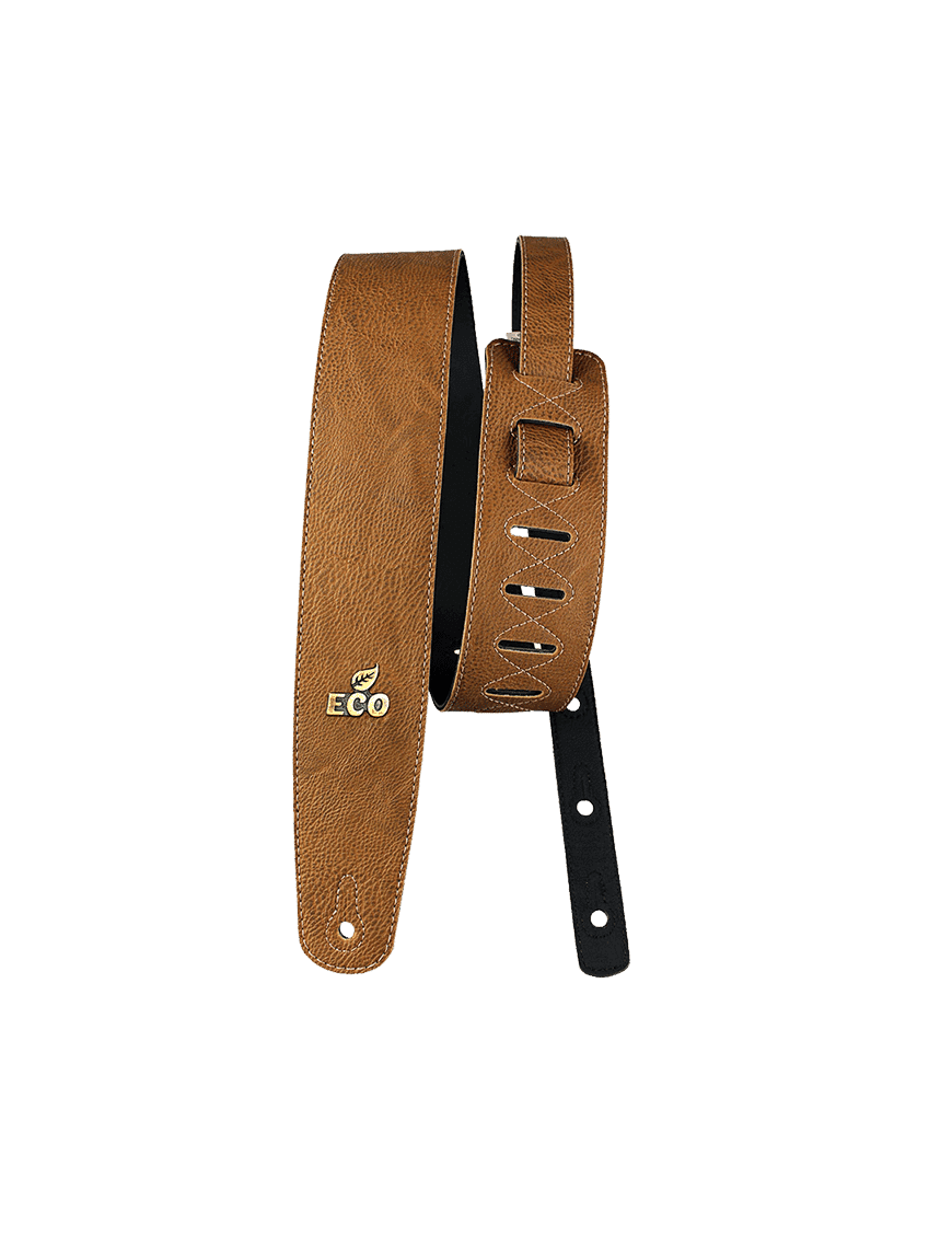 Basso Correa Guitarra Ecostrap Whiskey 6,5 Cm Vegana