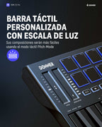 Donner DMK-25 PRO Controlador MIDI de 25 mini teclas