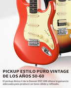 Donner DST-600 Guitarra eléctrica con funda EC6800