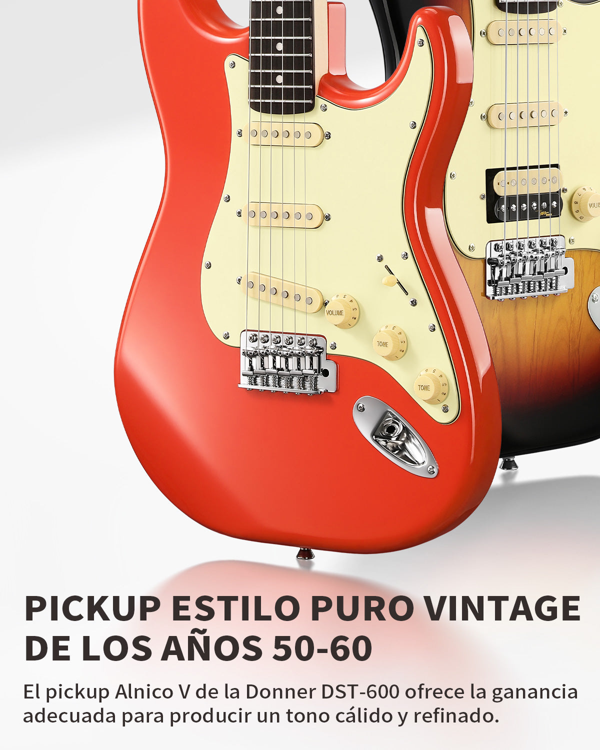 Donner DST-600 Guitarra eléctrica con funda EC6800