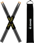Donner SA Classic Baquetas de arce negras, 2 pares