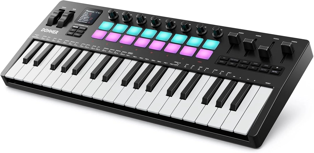 Donner STARRYKEY-37 PLAY Controlador MIDI de 37 teclas