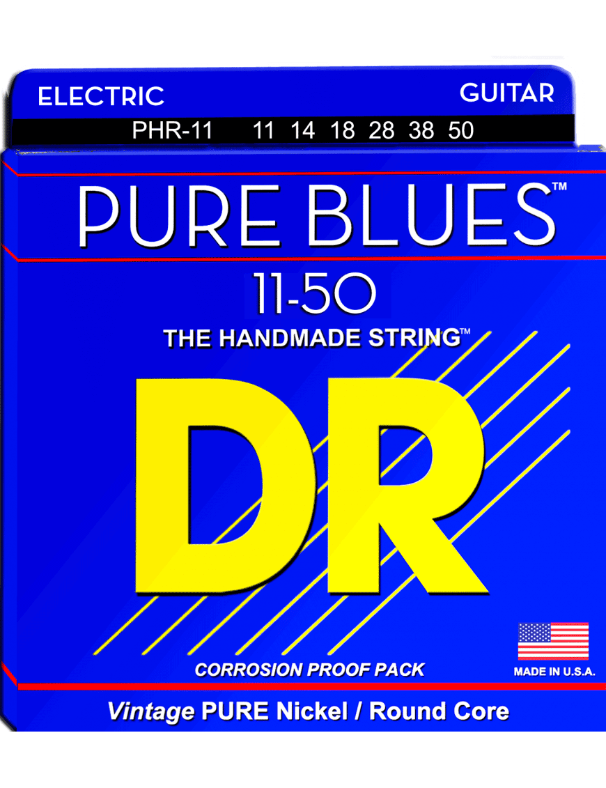 Dr Cuerdas Guitarra Eléctrica 6 Cuerdas Pure Blues™ Phr-11-50 Heavy