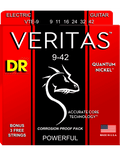 Dr Cuerdas Guitarra Eléctrica 6 Cuerdas Veritas™ Vte-09-42 Light