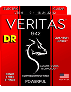 Dr Cuerdas Guitarra Eléctrica 6 Cuerdas Veritas™ Vte-09-42 Light