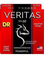 Dr Cuerdas Guitarra Eléctrica 6 Cuerdas Veritas™ Vte-11-50 Heavy
