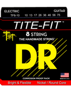 Dr Cuerdas Guitarra Eléctrica 8 Cuerdas Tite-Fit™ Tf8-10 Medium 10-75