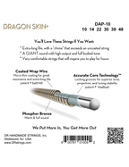 Dr Dragon Skin+™ 10-48 Cuerdas Guitarra Acústica Phosphor Bronze Recubiertas