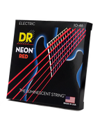 DR HI-DEF NEON™ Red 10-46 Cuerdas Guitarra Eléctrica Medium | Rojo