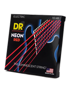 DR HI-DEF NEON™ Red 10-46 Cuerdas Guitarra Eléctrica Medium | Rojo
