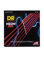 DR HI-DEF NEON™ Red 10-46 Cuerdas Guitarra Eléctrica Medium | Rojo