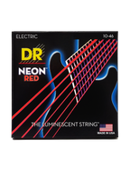 DR HI-DEF NEON™ Red 10-46 Cuerdas Guitarra Eléctrica Medium | Rojo