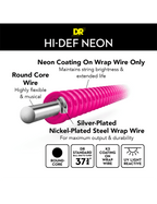 Dr Neon™ Ngb-45 Cuerdas Bajo Eléctrico 4 Cuerdas Neón Pink 45-105 Medium Color: Rosado