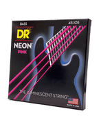 Dr Neon™ Ngb-45 Cuerdas Bajo Eléctrico 4 Cuerdas Neón Pink 45-105 Medium Color: Rosado