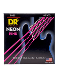 Dr Neon™ Ngb-45 Cuerdas Bajo Eléctrico 4 Cuerdas Neón Pink 45-105 Medium Color: Rosado