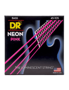 Dr Neon™ Ngb-45 Cuerdas Bajo Eléctrico 4 Cuerdas Neón Pink 45-105 Medium Color: Rosado