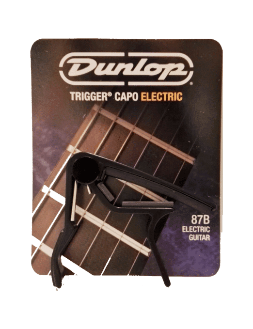 Dunlop Cejillo Capo Guitarra Eléctrica 87b Trigger Curvado Color: Negro