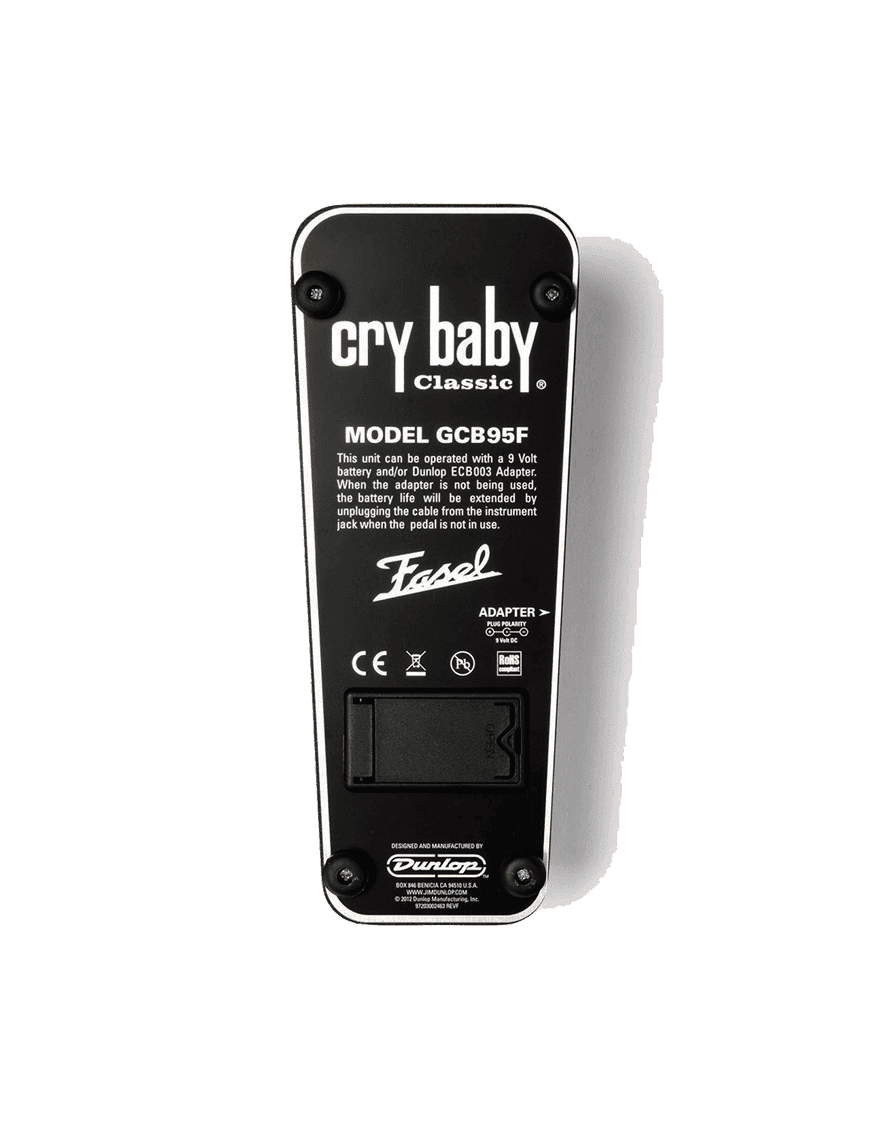 Dunlop Pedal Guitarra Gcb95f Cry Baby Classic Wah