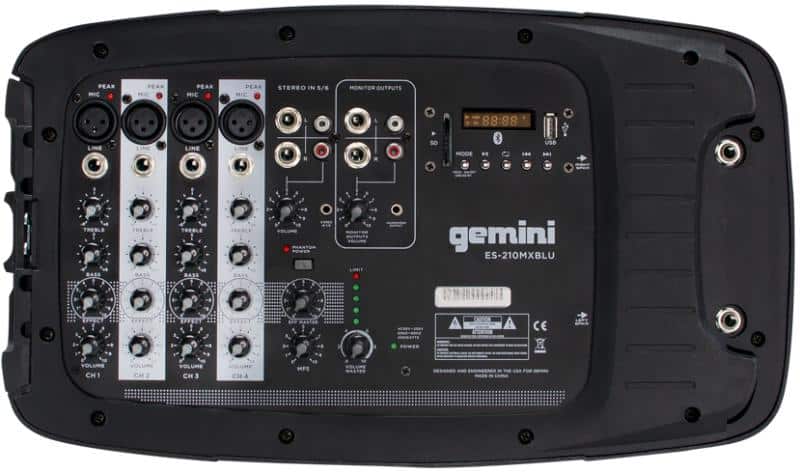 Gemini Es210mxblu Sistema De Audio Portable