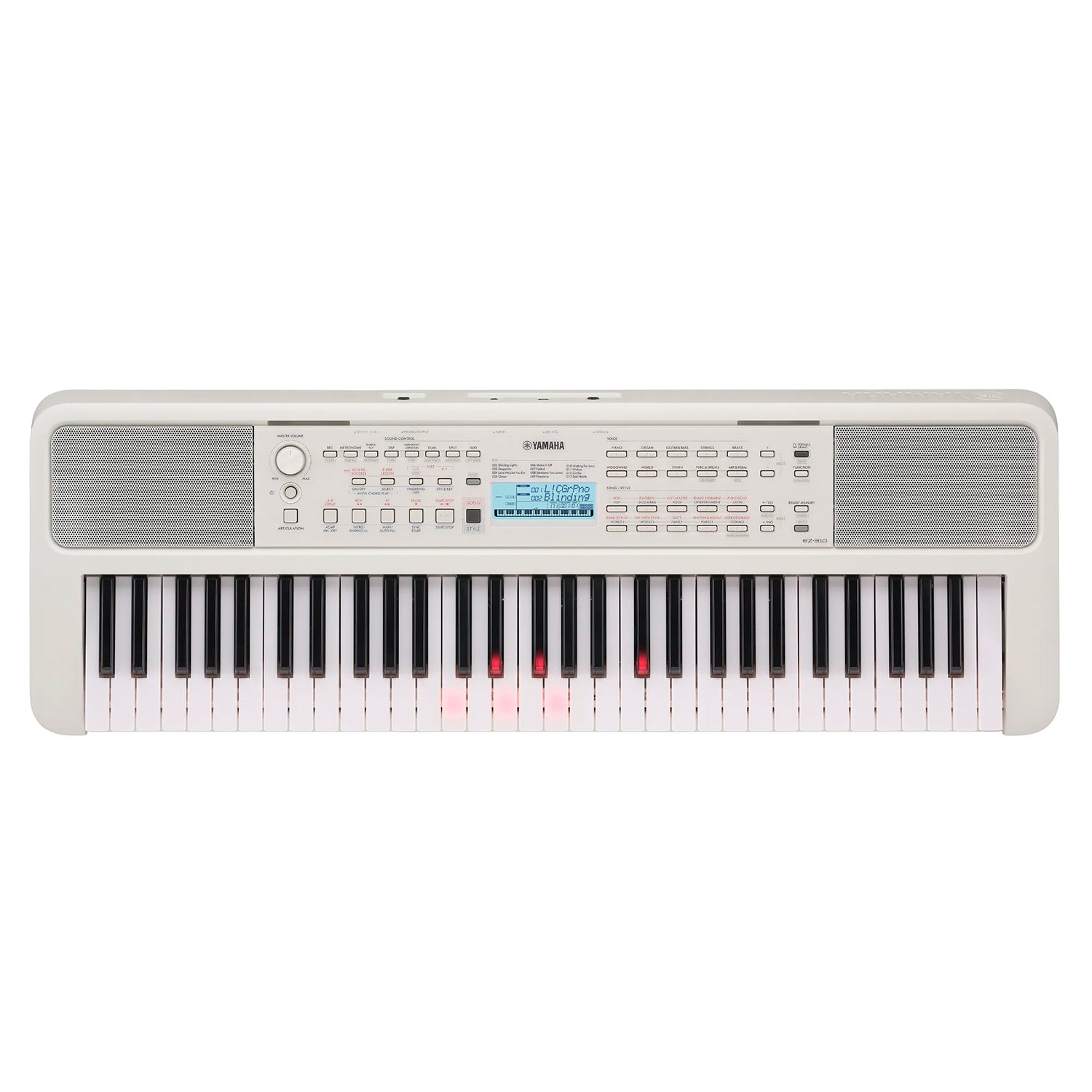 Teclado portátil de 61 teclas retroiluminadas EZ-310 - Yamaha