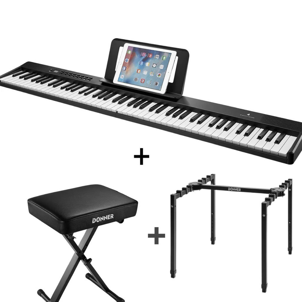 Donner DP-10 Piano digital plegable de 88 teclas