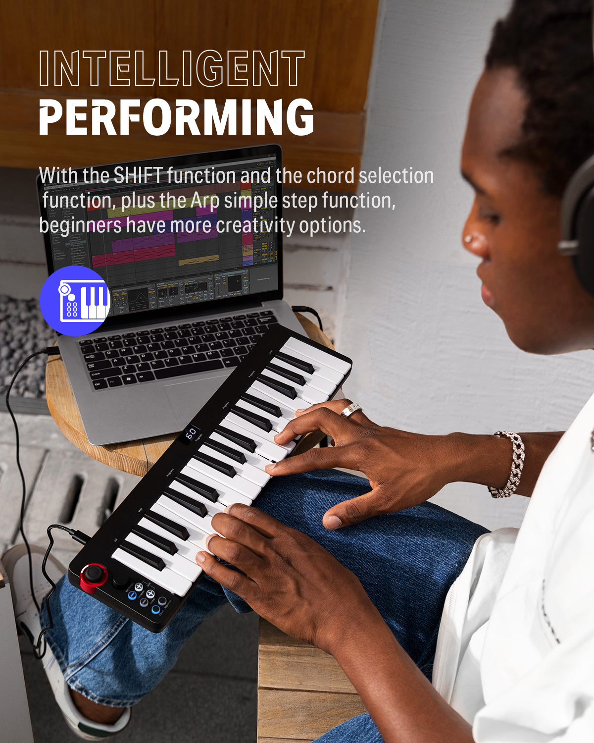 Donner N-32 Teclado MIDI de 32 teclas