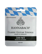 HANNABACH® 500MT Cuerdas Guitarra Clásica Nylon Tensión Media