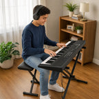 Teclado Donner DEK‑620 de 61 Teclas Sensibles con Clase Gratis