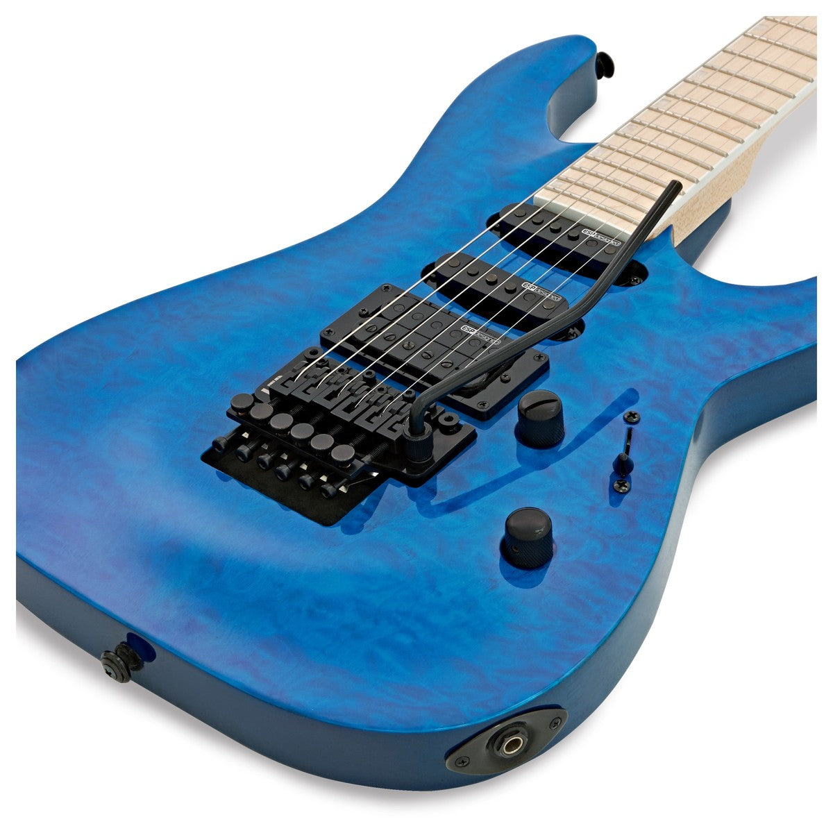 Guitarra Eléctrica LTD MH-203QM NT See Thru Blue