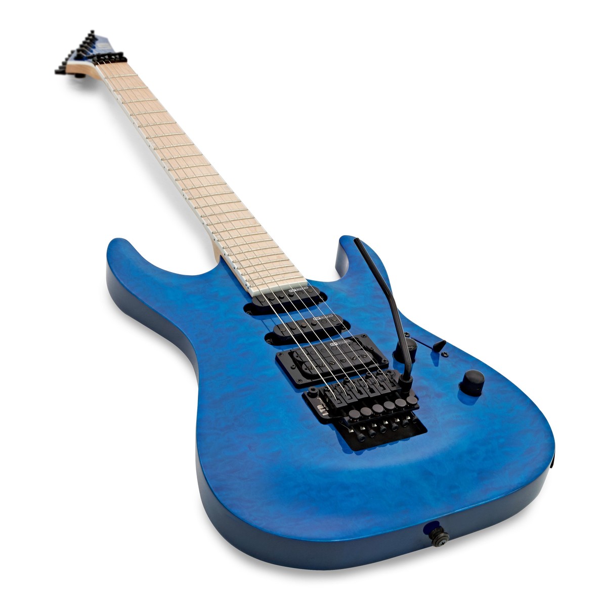 Guitarra Eléctrica LTD MH-203QM NT See Thru Blue
