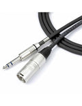 Santo Angelo Ac12 Cable Audio Plug ¼" Trs A Xlr Macho Ofhc Largo: 3 Mt