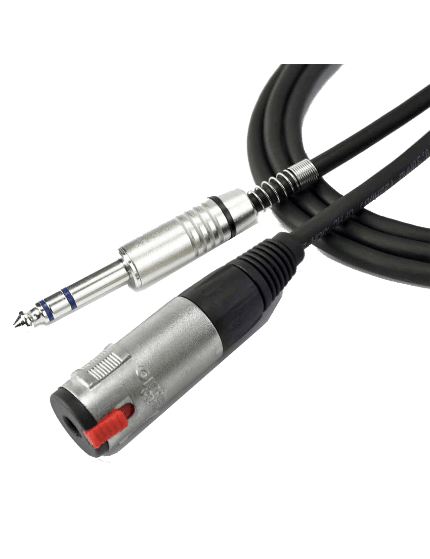 Santo Angelo® Ac19 3mt Cable Audio Extensión 1plug ¼" 1trs Macho A Plug ¼" Trs Hembra Ofhc