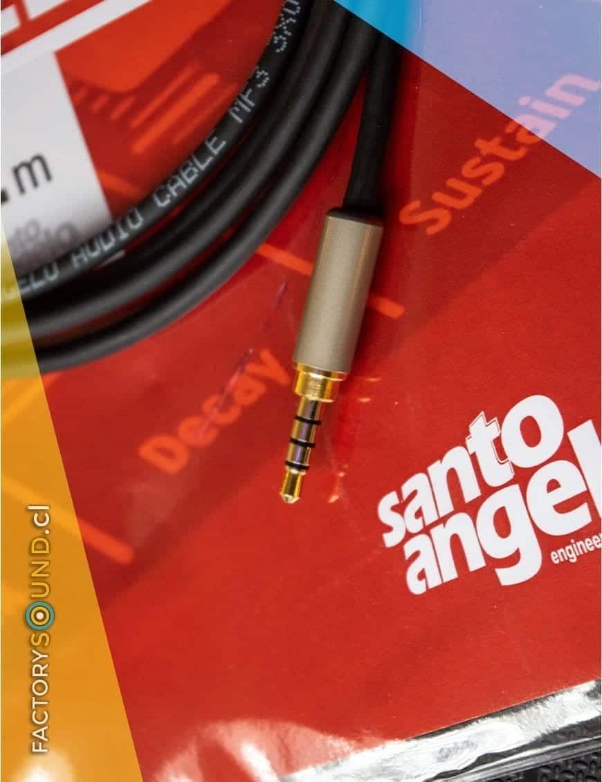 Santo Angelo Cable Audio Mini Plug ⅛" Trrs A Mini Plug ⅛" Trrs Largo: 2.0 Mt