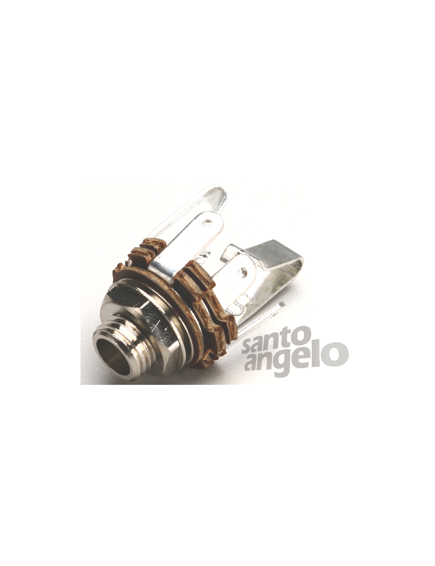 Santo Angelo® Jack Stereo Partes Guitarra Conector ¼" TRS