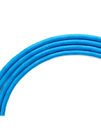 Santo Angelo Neon Blue Cable Instrumentos Plug ¼" Recto A Plug ¼" 90° Ofhc | 3.05mt