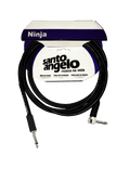 Santo Angelo Ninja Cable Instrumentos Plug ¼" Recto A Plug ¼" L 90° Ofhc | 6.10 Mt