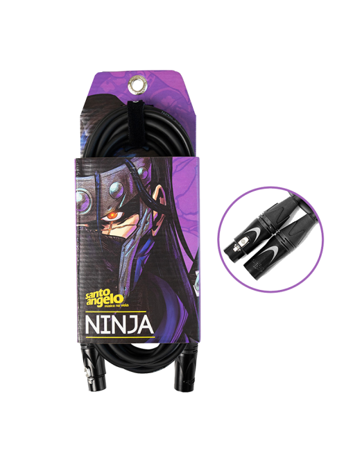 Santo Angelo® NINJA LW 15.24m Cable Micrófono XLR a XLR OFHC