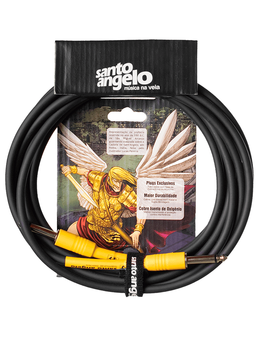 Santo Angelo Samurai Cable Instrumentos Plug ¼" Recto A Plug ¼"
