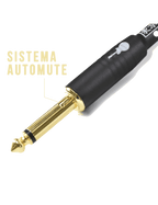 Santo Angelo® Tokyo Cable Instrumentos Automute Plug ¼" Recto A Plug ¼" Recto Ofhc | 4.57 Mt