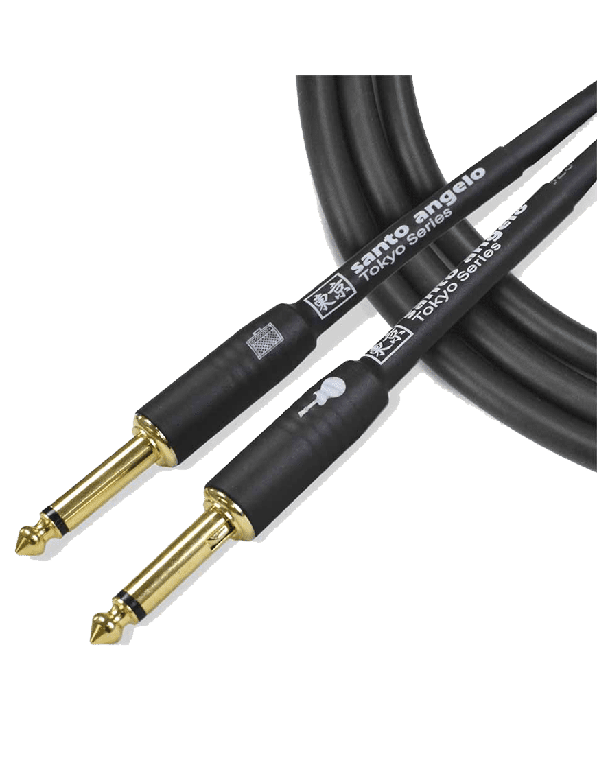 Santo Angelo® Tokyo Cable Instrumentos Automute Plug ¼" Recto A Plug ¼" Recto Ofhc | 4.57 Mt