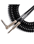 Santo Angelo® Tornado Black Cable Instrumentos Plug ¼" Recto A Plug ¼" 90° Ofhc | 9.15mt