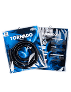 Santo Angelo® Tornado Black Cable Instrumentos Plug ¼" Recto A Plug ¼" Recto Ofhc | 9.15mt