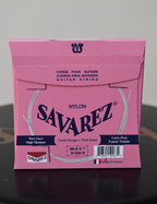 SAVAREZ® 520PI Cuerdas Guitarra Clásica Nylon Dorada Entorchadas Tensión Alta
