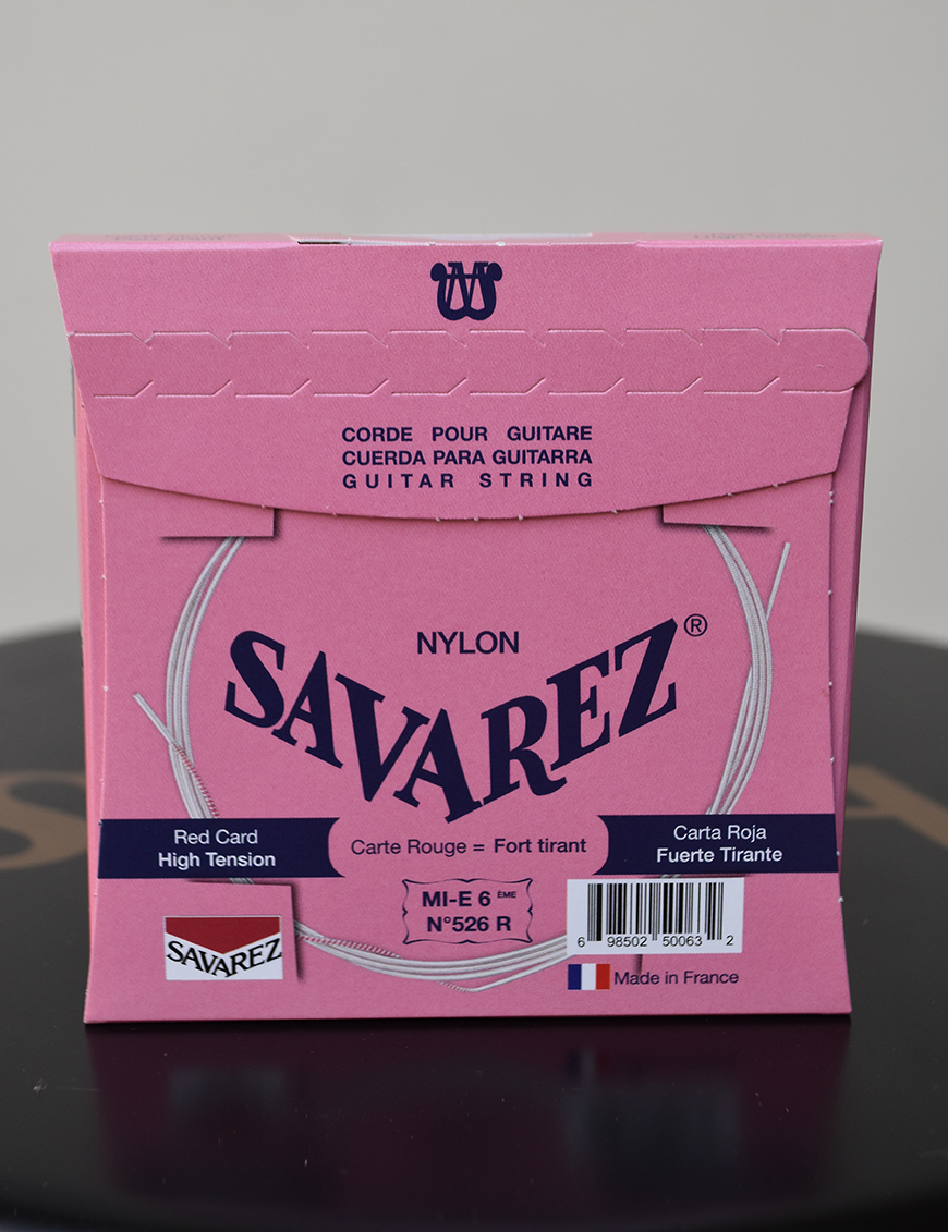 SAVAREZ® 520PI Cuerdas Guitarra Clásica Nylon Dorada Entorchadas Tensión Alta