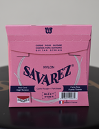 SAVAREZ® 520PI Cuerdas Guitarra Clásica Nylon Dorada Entorchadas Tensión Alta