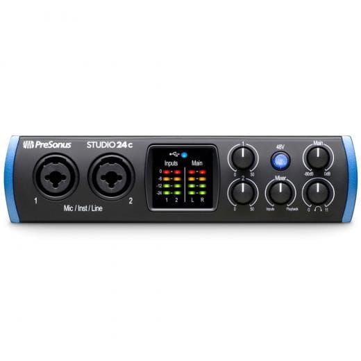 Presonus Studio 24c Interfaz De Audio Usb-C