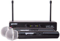 Gemini Micrófono Sistema Inalambrico De Mano Doble Uhf