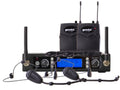 Gemini Uhf6200hl Sistema Inalámbrico De Cintillo Doble Uhf