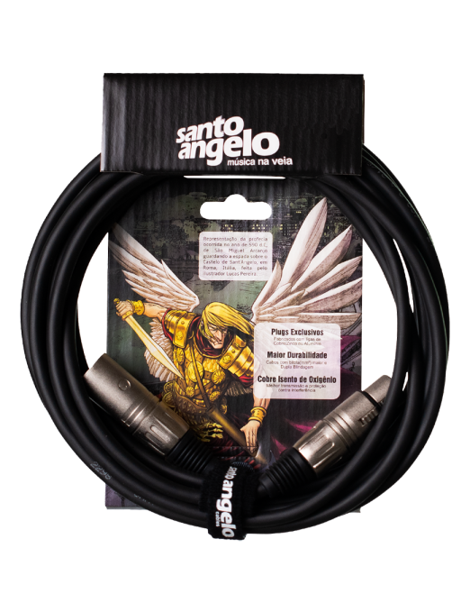 Santo Angelo® ANGEL LW 7.62m Cable Micrófono XLR a XLR OFHC