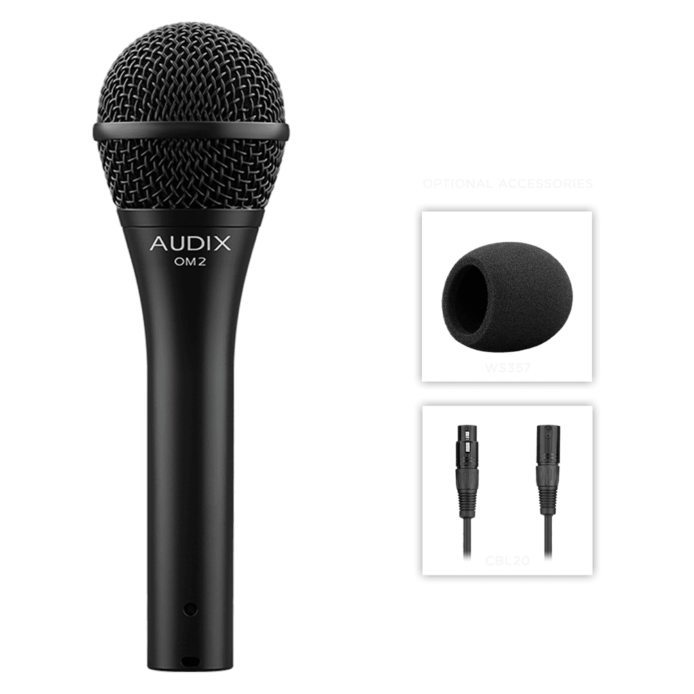 Audix Micrófono Vocal Dinámico Profesional Om5